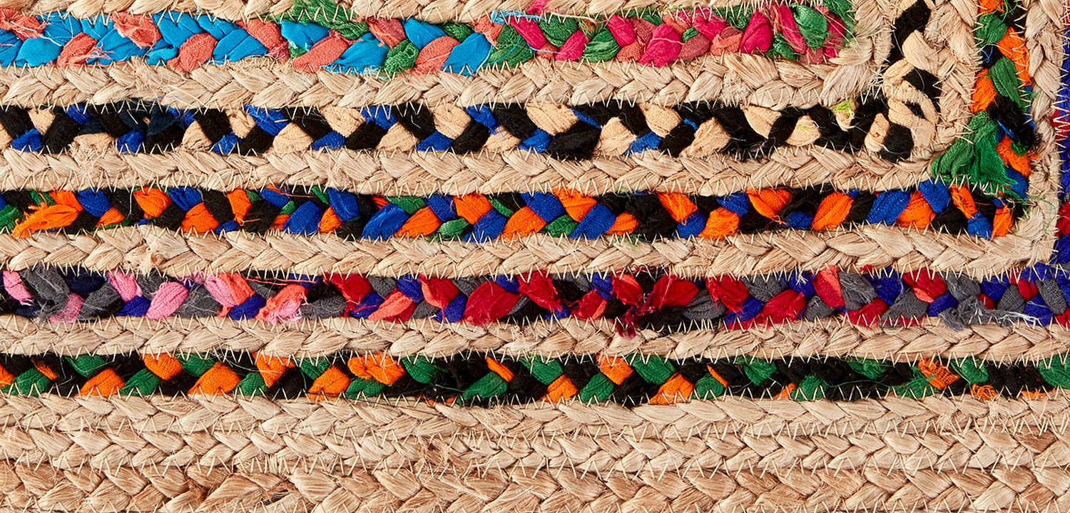 Ковер Carpet Track Multicolored джут и хлопок Ковер Carpet Track Multicolored джут и хлопок - Loft-Concept в Грозном