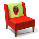 FUN Armchair "Chili Pepper" Red Дизайнерское кресло с цветным принтом варинант исполнения - 3 | Loft Concept в Грозном