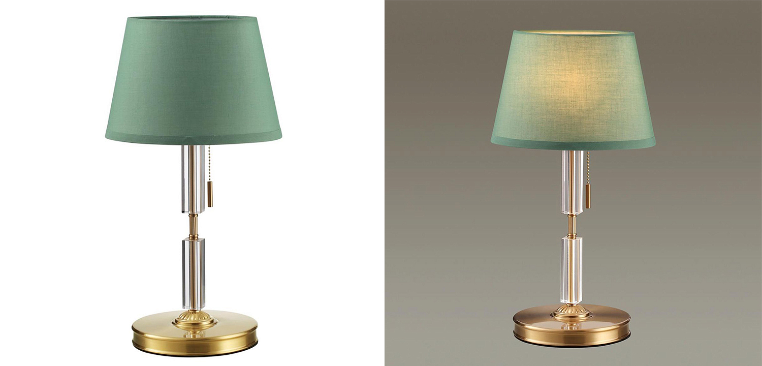 Настольная лампа Ramona Green Table Lamp Настольная лампа Ramona Green Table Lamp - Loft-Concept в Грозном