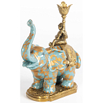 Фарфоровый подсвечник Слон с эмоцией Fluens варинант исполнения - 3 | Loft Concept в Грозном