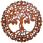 Панно из дерева LeafBerry Panel With Trees варинант исполнения - 1 | Loft Concept в Грозном