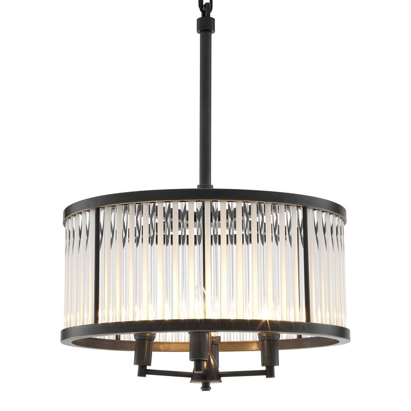 Люстра Chandelier Darcy Bronze Темная бронза Прозрачный (Transparent) Люстра Chandelier Darcy Bronze Темная бронза Прозрачный (Transparent) в Грозном | Loft Concept