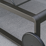 Шезлонг на металлическом каркасе с регулируемой спинкой GUELL Sunbed варинант исполнения - 6 | Loft Concept в Грозном