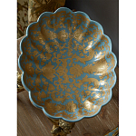 Чаша с орнаментом на бронзовых ножках в виде ангелов Eden Garden варинант исполнения - 4 | Loft Concept в Грозном