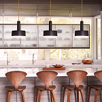 Подвесной светильник цилиндрический с белым плафоном Hinkley варинант исполнения - 11 | Loft Concept в Грозном