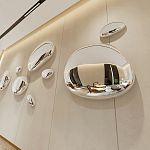 Абстрактная скульптура на стену в виде капли воды Water Outline варинант исполнения - 5 | Loft Concept в Грозном