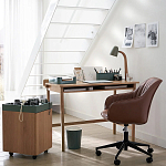 Вращающееся кресло на колёсах Alis Chair варинант исполнения - 4 | Loft Concept в Грозном