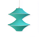 Подвесной вязаный бирюзовый светильник «Звезда Востока 02» варинант исполнения - 2 | Loft Concept в Грозном