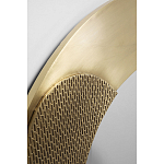 Зеркало золотое со вставками в виде геометрических фигур варинант исполнения - 3 | Loft Concept в Грозном