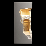 Встраиваемый в стену гипсовый светильник под покраску в античном стиле Antiquity Athena варинант исполнения - 7 | Loft Concept в Грозном