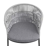 Кресло с декоративным плетением на спинке и подлокотниках Armchair Weaving варинант исполнения - 5 | Loft Concept в Грозном