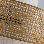 Подвесной светильник с декоративным поясом из плетеного бамбука Biuloggicu варинант исполнения - 9 | Loft Concept в Грозном