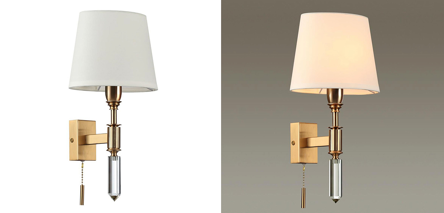 Бра Ramona White Wall Lamp Бра Ramona White Wall Lamp - Loft-Concept в Грозном