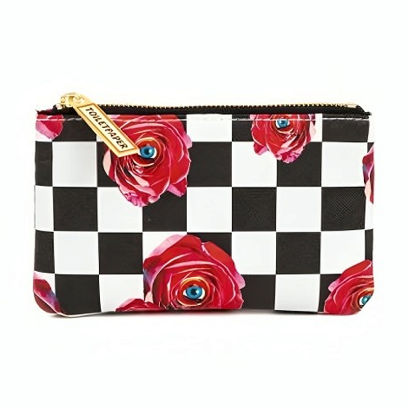 Кошелек Seletti Roses on Chest Белый Черный Розовый Кошелек Seletti Roses on Chest Белый Черный Розовый в Грозном | Loft Concept