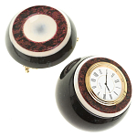 Часы настольные в виде шара из натурального камня Ball Stone Clock варинант исполнения - 8 | Loft Concept в Грозном