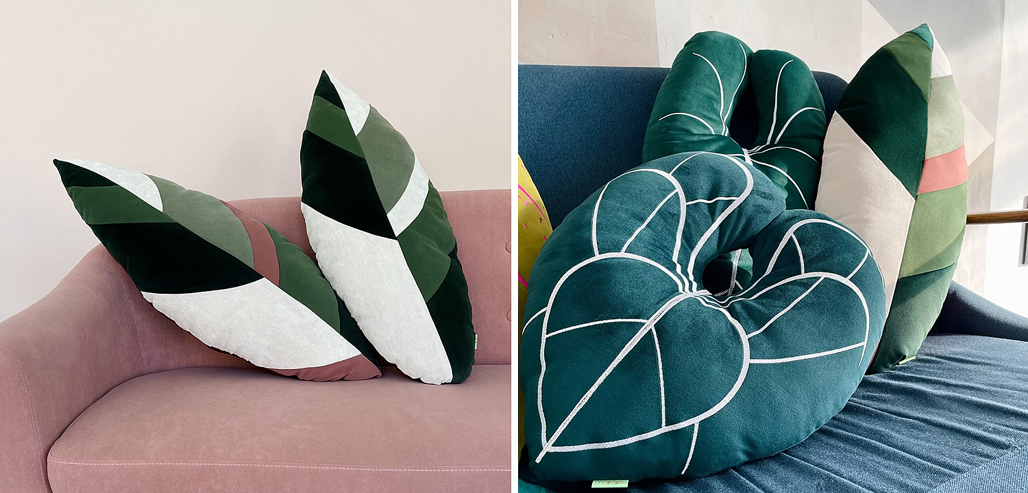Декоративная подушка Botanical Cushion Stromanta Sanguinea Декоративная подушка Botanical Cushion Stromanta Sanguinea - Loft-Concept в Грозном
