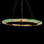 Люстра в форме кольца с цветочным декором Warm Heavenly Light варинант исполнения - 3 | Loft Concept в Грозном