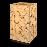 Торшер прямоугольный из натурального камня Calcite Geometry варинант исполнения - 7 | Loft Concept в Грозном
