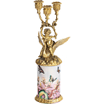 Фарфоровый подсвечник Лебедь с ангелом Asse варинант исполнения - 1 | Loft Concept в Грозном