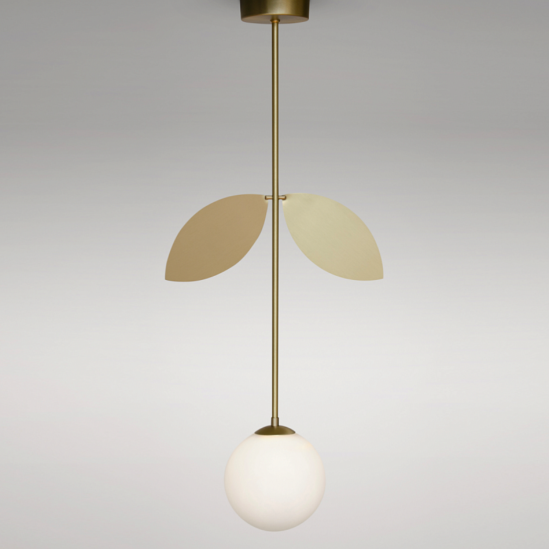 Люстра Areti Plant Pendant Золотой Белый Люстра Areti Plant Pendant Золотой Белый в Грозном | Loft Concept