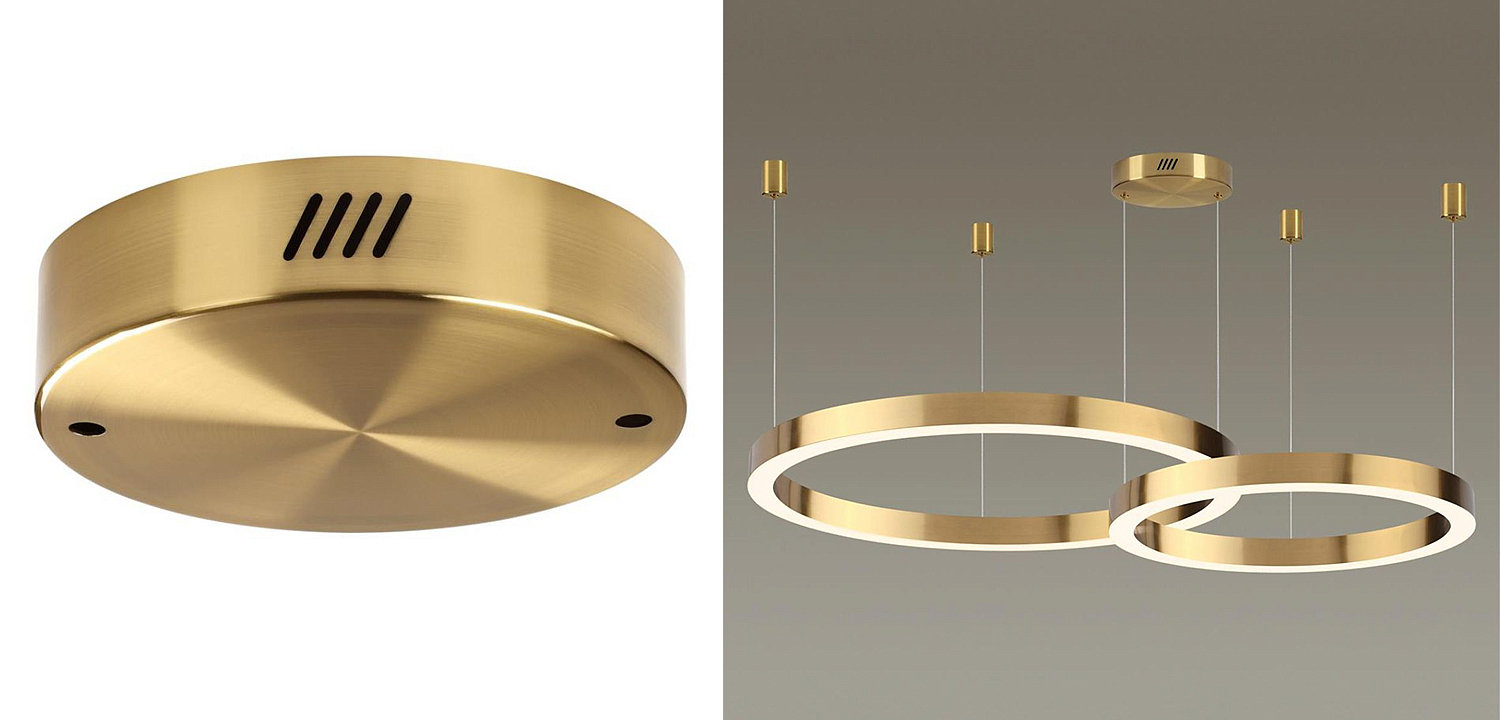 Основание для светильника Ring Horizontal Gold 18 Основание для светильника Ring Horizontal Gold 18 - Loft-Concept в Грозном
