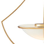 Люстра золотая светодиодная Graduated Bell варинант исполнения - 1 | Loft Concept в Грозном