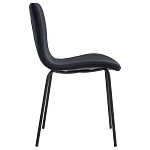 Стул черный с обивкой из велюра Black Archie Chair варинант исполнения - 1 | Loft Concept в Грозном