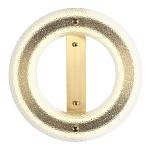 Бра круглое с эффектом морозного стекла Freezing Pattern варинант исполнения - 1 | Loft Concept в Грозном