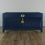 Большой дизайнерский Сундук Elsa Dreams Blue варинант исполнения - 1 | Loft Concept в Грозном