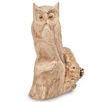 Статуэтка из дерева сова Animals of the World 20 варинант исполнения - 2 | Loft Concept в Грозном