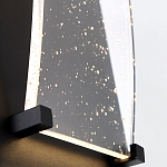 Настенный фонарь уличный прямоугольный черного цвета со стеклом с пузырьками Eurofase варинант исполнения - 5 | Loft Concept в Грозном