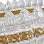 Люстра круглая с декоративными элементами в виде лепестков Round Light Flashing варинант исполнения - 7 | Loft Concept в Грозном