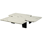 Стол журнальный низкий с фигурной столешницей Threshold варинант исполнения - 1 | Loft Concept в Грозном