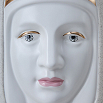 Ваза с золотисто-белыми фрагментами Faces of Imagination варинант исполнения - 6 | Loft Concept в Грозном