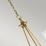 Люстра с прозрачными плафонами из пузырчатого стекла Kichler варинант исполнения - 5 | Loft Concept в Грозном