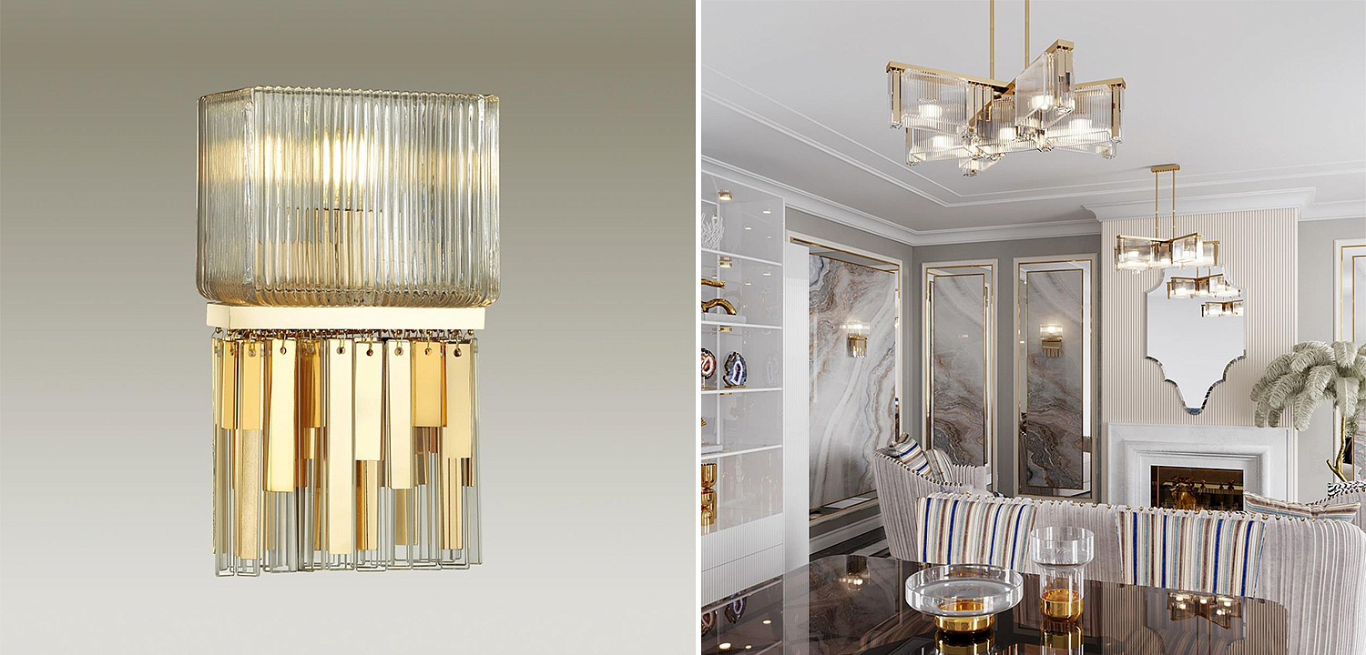 Бра Madelen Gold Wall Lamp Бра Madelen Gold Wall Lamp - Loft-Concept в Грозном