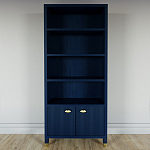 Книжный Стеллаж Elsa Dreams Blue с задней стенкой варинант исполнения - 5 | Loft Concept в Грозном