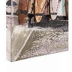 Панно декоративное в морском стиле Seascape and Surfing I варинант исполнения - 3 | Loft Concept в Грозном