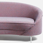 Диван Paulet Sofa Сиреневое Букле варинант исполнения - 1 | Loft Concept в Грозном