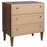 Комод бежевый из массива бука с 3-мя ящиками Wenge Light варинант исполнения - 1 | Loft Concept в Грозном