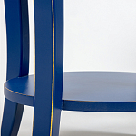 Синяя тумба на фигурных ножках Shelby варинант исполнения - 5 | Loft Concept в Грозном