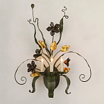 Бра с цветами и листьями Paradise Bush варинант исполнения - 3 | Loft Concept в Грозном