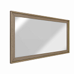 Зеркало прямоугольное с классической деревянной рамой Flowchart варинант исполнения - 1 | Loft Concept в Грозном