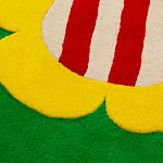 Дизайнерский ковер с цветами Poltronova Tappeto Prato Rug варинант исполнения - 6 | Loft Concept в Грозном