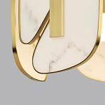 Люстра с мраморными вставками Marble Plates варинант исполнения - 4 | Loft Concept в Грозном