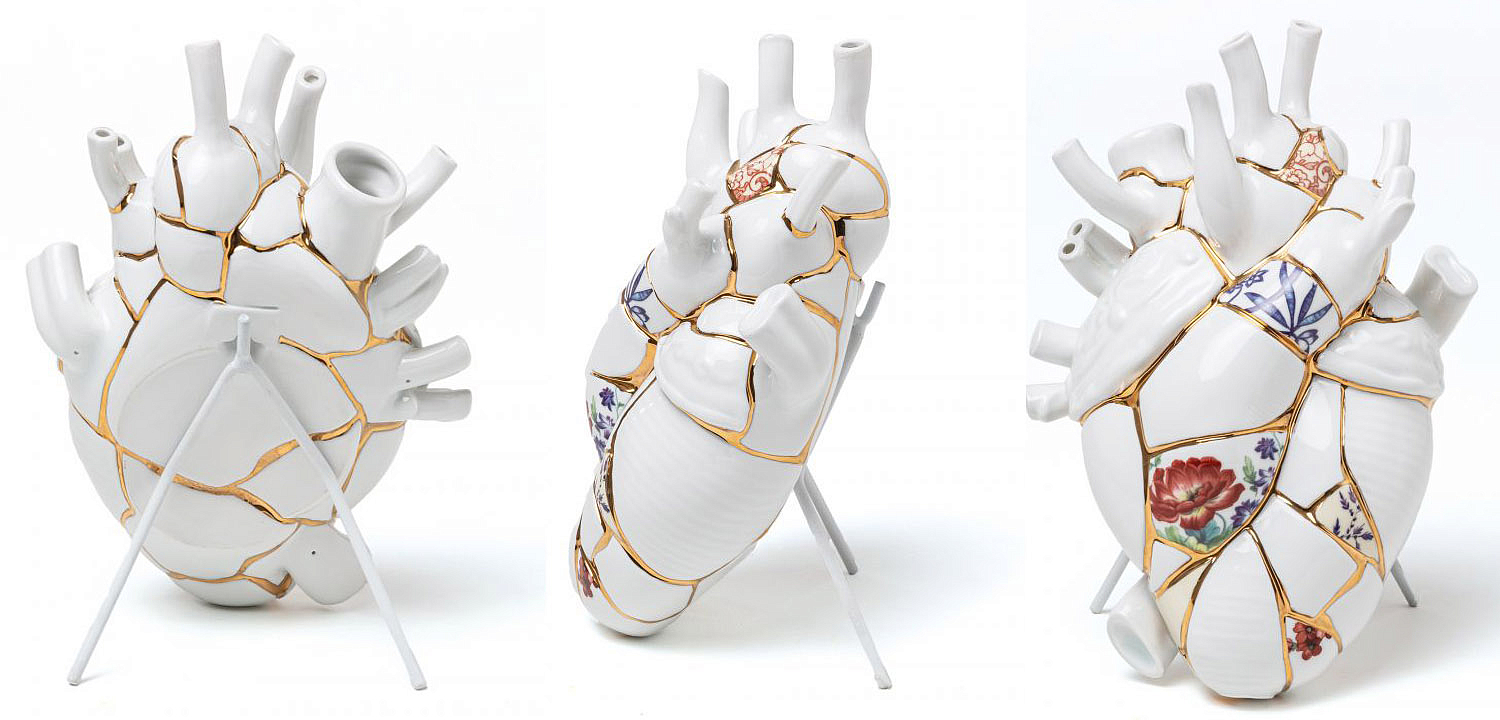Ваза Seletti Love in Bloom Kintsugi Ваза Seletti Love in Bloom Kintsugi - Loft-Concept в Грозном