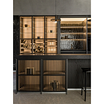 Кухонный гарнитур из массива дуба и камня Ratio Dada Engenereed варинант исполнения - 2 | Loft Concept в Грозном