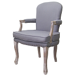 Кресло Aubrey Classical Armchair grey flax варинант исполнения - 3 | Loft Concept в Грозном