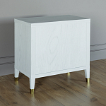 Прикроватная тумбочка с полкой Elsa Dreams White варинант исполнения - 4 | Loft Concept в Грозном