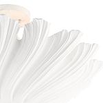 Потолочный светильник белый с рельефным абажуром Feminine Shape варинант исполнения - 1 | Loft Concept в Грозном